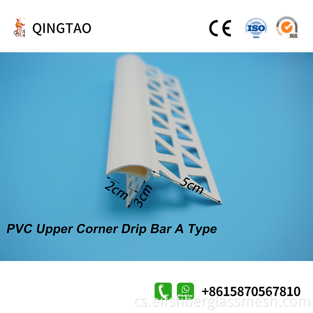 Pvc Upper Sun Corner Drip Strip